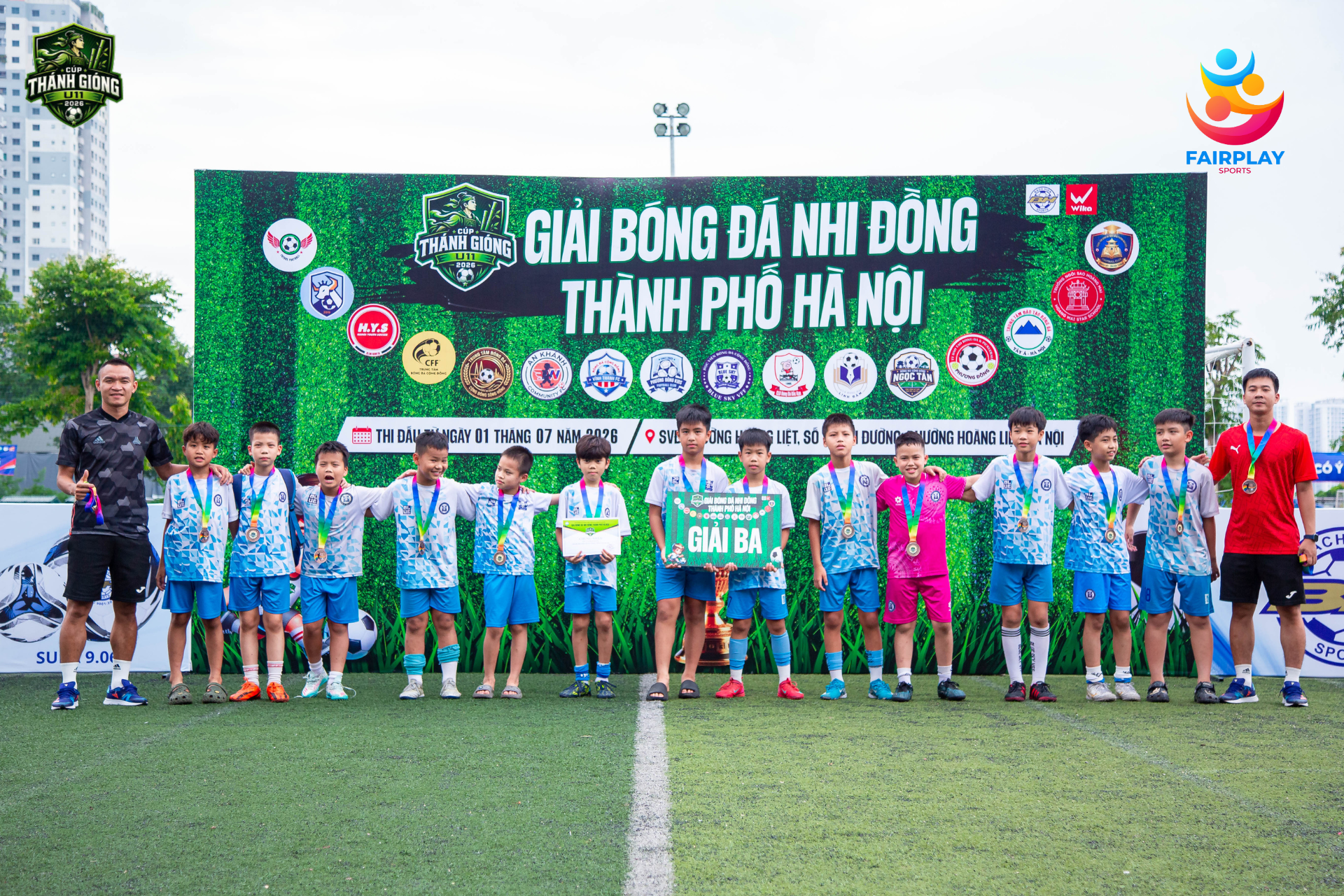 CÚP THÁNH GIÓNG U11 2026 – GIẢI BÓNG ĐÁ NHI ĐỒNG THÀNH PHỐ HÀ NỘI