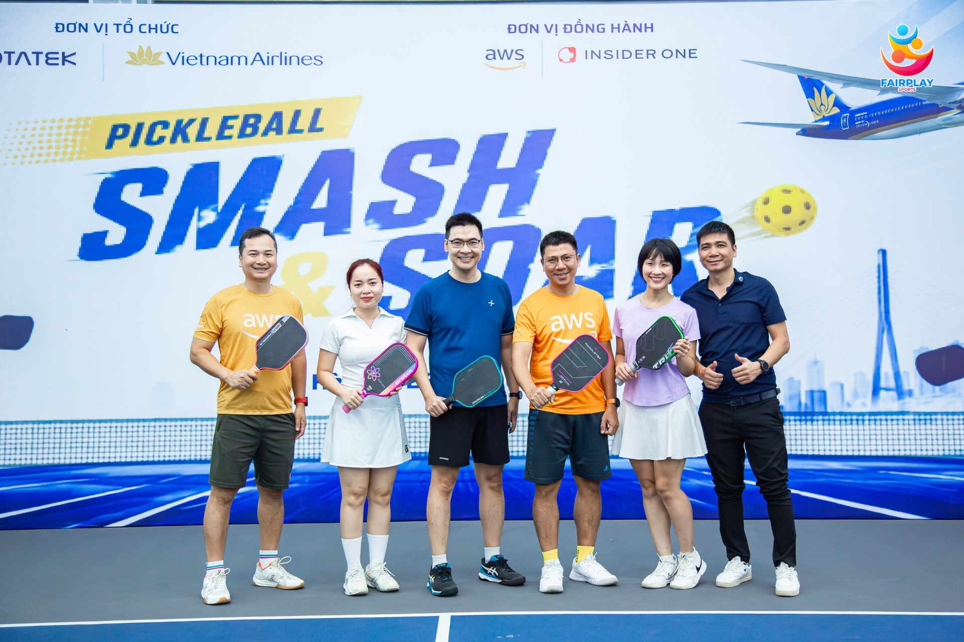 Giải Pickleball Smash & Soar - SotaTek x Vietnam Airlines