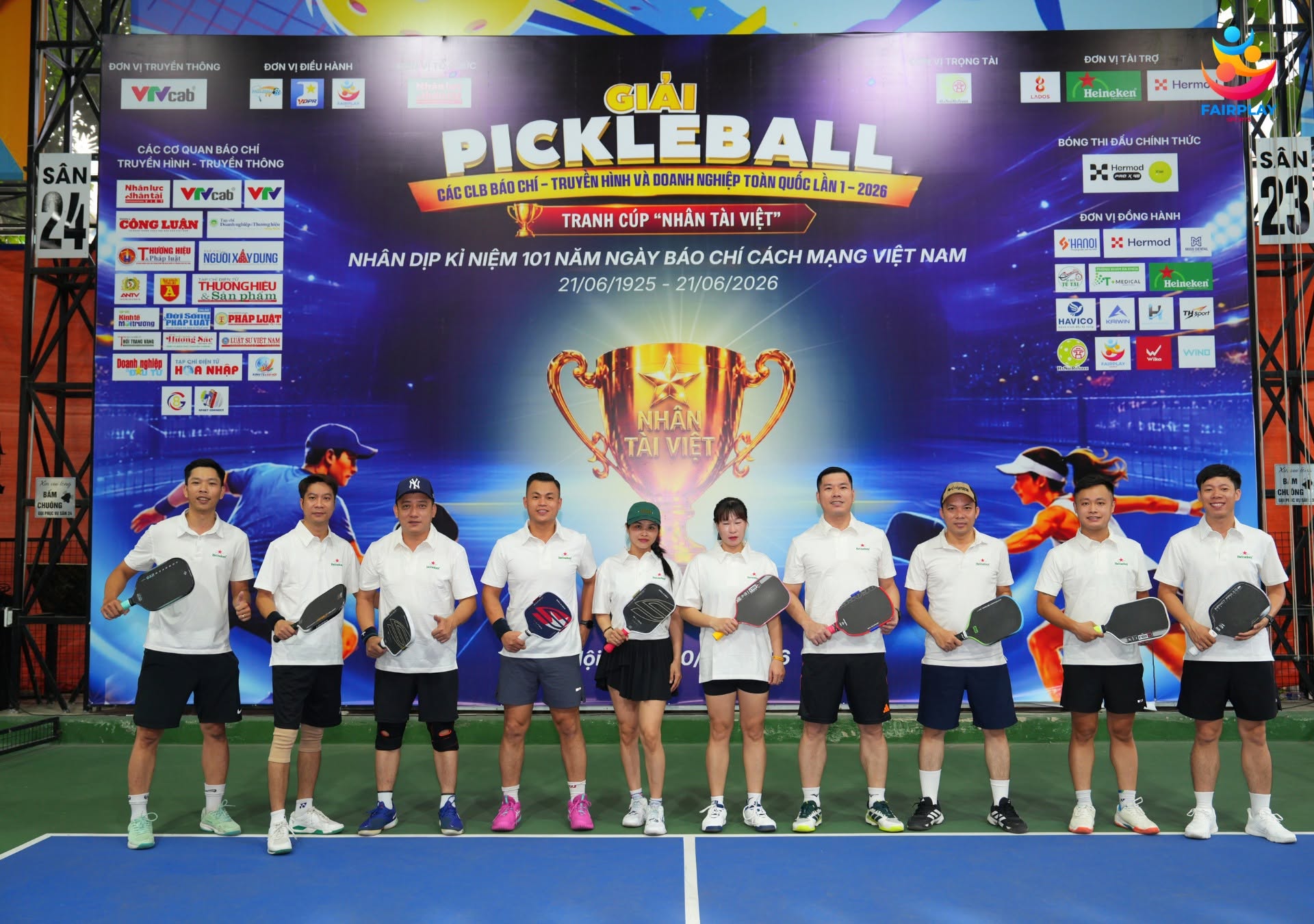 GIẢI PICKLEBALL CÁC CLB BÁO CHÍ TRUYỀN HÌNH VÀ DOANH NGHIỆP TOÀN QUỐC LẦN THỨ I - 2026