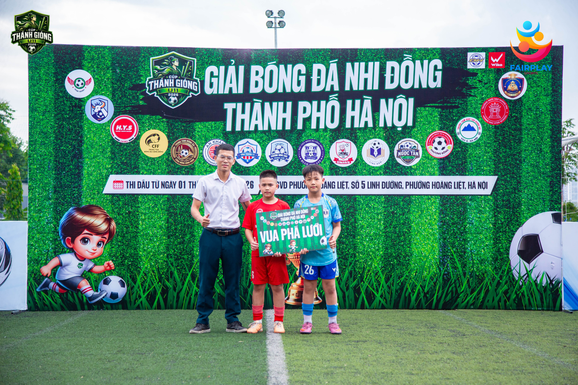 CÚP THÁNH GIÓNG U11 2026 – GIẢI BÓNG ĐÁ NHI ĐỒNG THÀNH PHỐ HÀ NỘI
