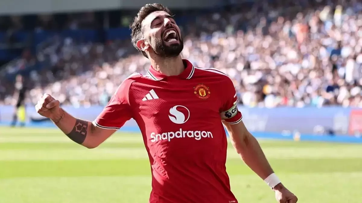 Bruno Fernandes trong màu áo Manchester United, đối tượng săn đón của Galatasaray