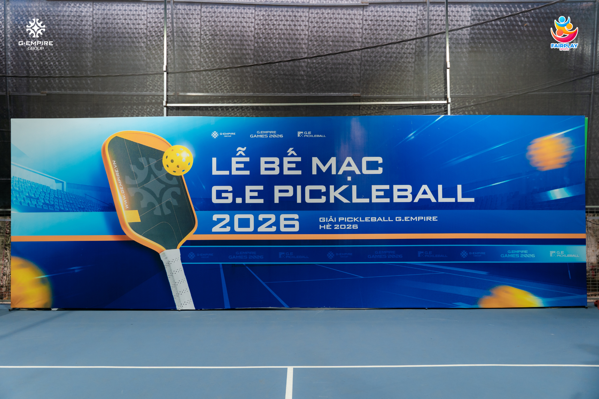 GIẢI PICKLEBALL G.EMPIRE HÈ 2026 ☀️