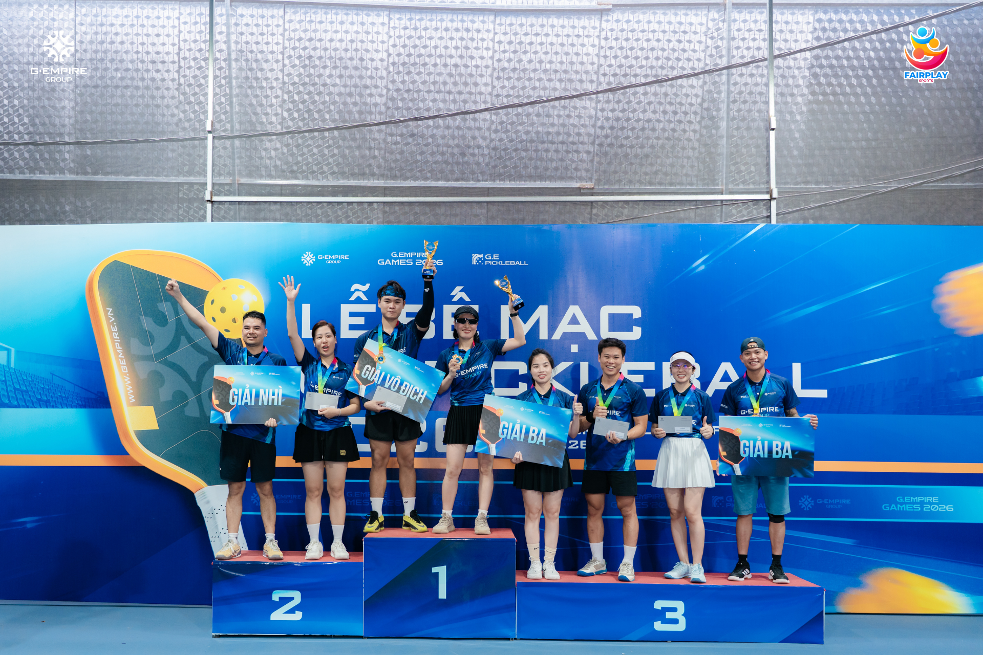 GIẢI PICKLEBALL G.EMPIRE HÈ 2026 ☀️