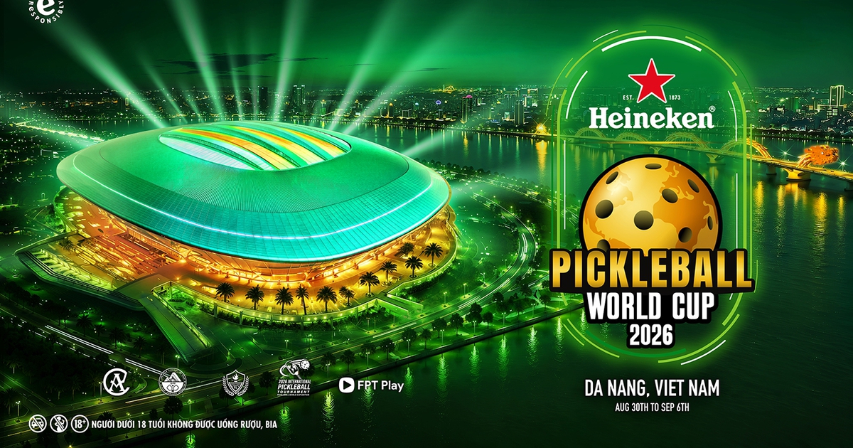 Đà Nẵng đăng cai Heineken Pickleball World Cup 2026, quy tụ 5.000 VĐV từ 81 quốc gia
