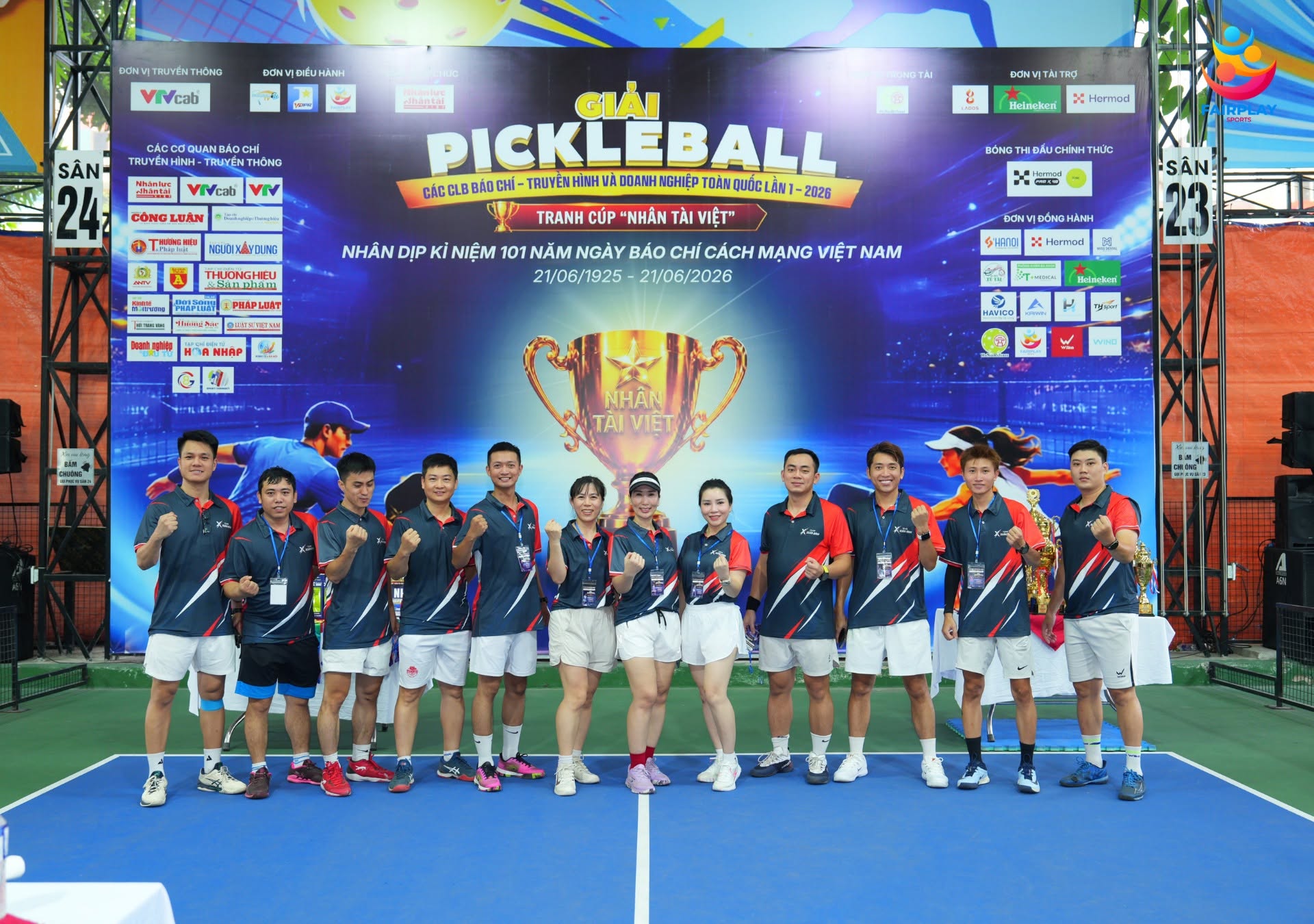 GIẢI PICKLEBALL CÁC CLB BÁO CHÍ TRUYỀN HÌNH VÀ DOANH NGHIỆP TOÀN QUỐC LẦN THỨ I - 2026