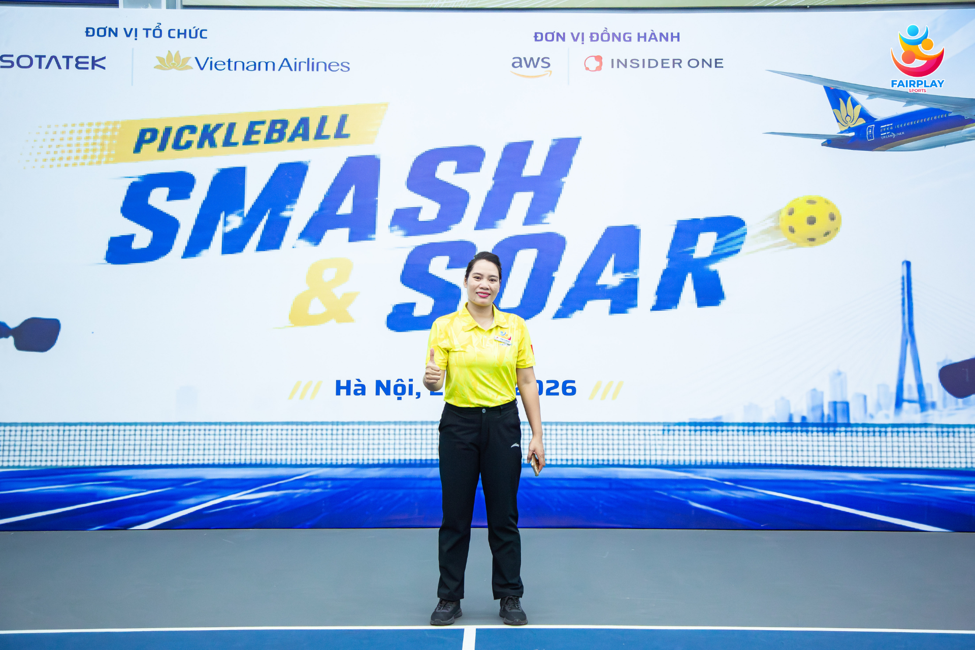 Giải Pickleball Smash & Soar - SotaTek x Vietnam Airlines