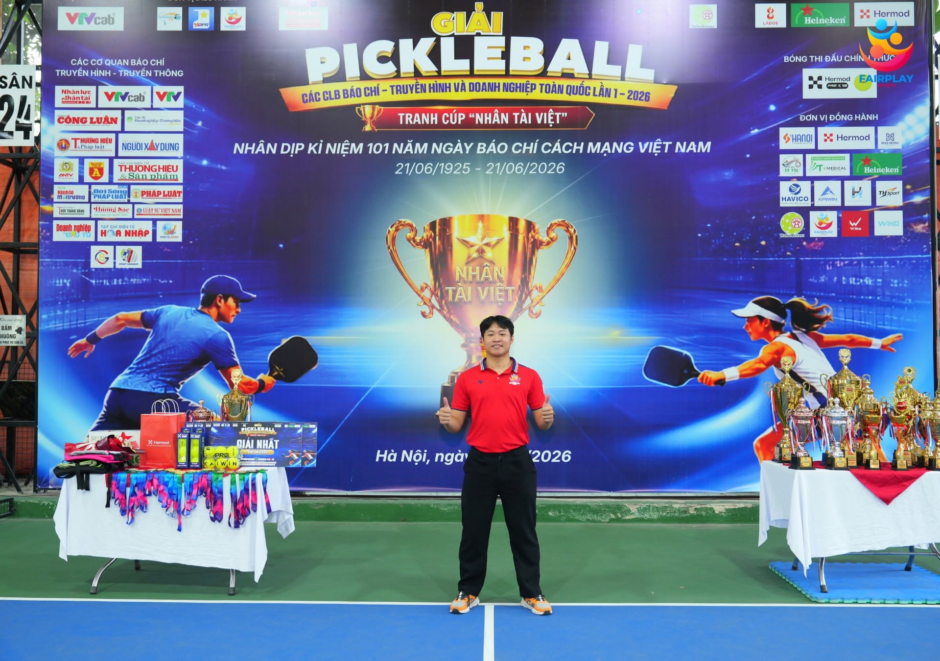 GIẢI PICKLEBALL CÁC CLB BÁO CHÍ TRUYỀN HÌNH VÀ DOANH NGHIỆP TOÀN QUỐC LẦN THỨ I - 2026